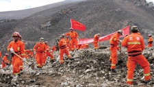 Over 200 trapped in Tibet landslides