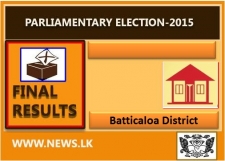 Final Result – Batticaloa District