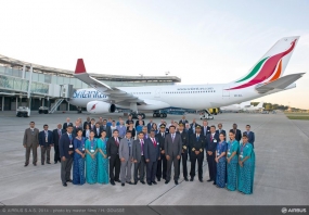 SriLankan Airlines receives first of six new A330-300 on order