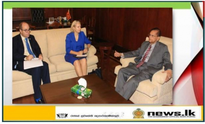 British High Commissioner Hulton meets with Foreign Minister Peiris to discuss recent developments