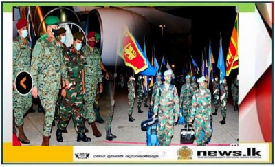 Commander at Airport to See First Team of 7th Army Contingent Off to South Sudan