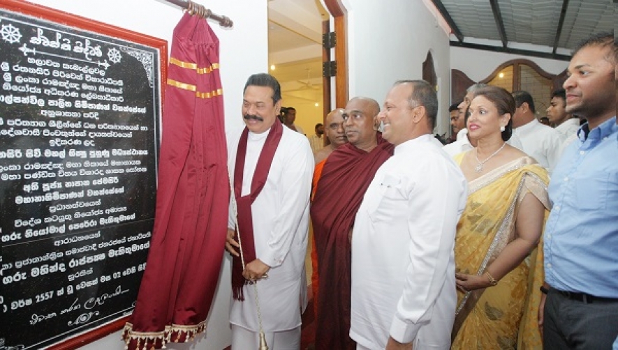 President declare opens new Bhikku Training Centre in Chilaw