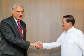 Sri Lanka President meets Commonwealth Secretary General