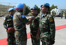 Lebanon Peacekeepers Receives UN Medals