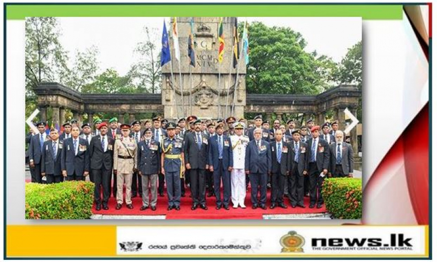 &#039;Armed Forces Remembrance Day Commemoration Ceremony - 2021&#039; at Cenotaph War Memorial, Viharamahadevi Park
