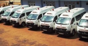 India gifts 88 ambulances to operate a free ambulance service
