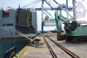 Navy gets the situation under control at the Port of Hambantota