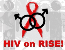 HIV positive persons in the increase