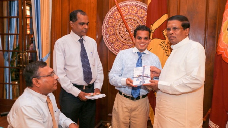 Sri Lanka Campaign to Ban Landmines representatives meet President