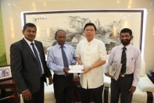 Financial assistance from China to Sri Lanka National Library