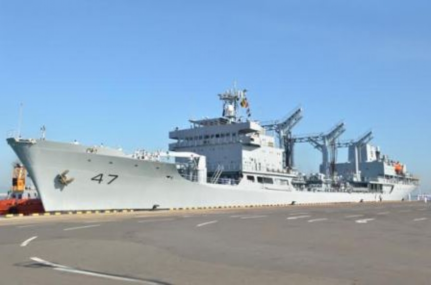 Two Pakistan Naval Ships arrive at the Port of Colombo
