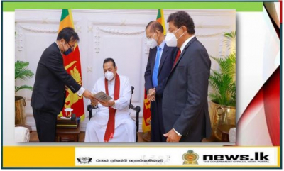 Japan Keen on Attracting Skilled Workers from Sri Lanka, New Ambassador Tells Prime Minister Rajapaksa