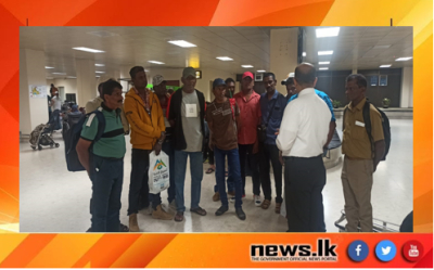 Evacuated Sri Lankans from Sudan arrive in Sri Lanka