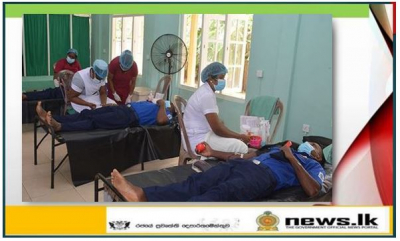    Blood donation campaign in North Central Naval Command