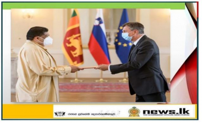 Ambassador of Sri Lanka to Slovenia Majintha Jayesinghe presented Letters of Credence in Slovenia