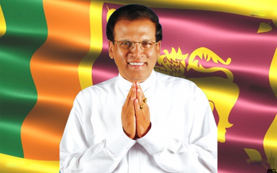 Image result for Sri Lanka president sirisena
