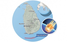 Mysterious space junk set to land near Sri Lanka