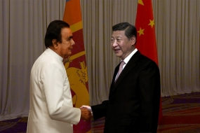 President Xi Jinping meets Sri Lankan Premier