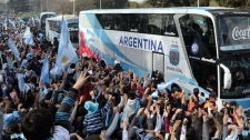 FIFA World Cup 2014 Final: Argentina's team welcomed home