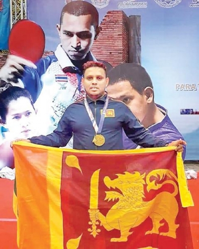 Deshapriya wins table tennis gold