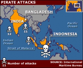 Pirate attacks have been on the rise in Southeast Asia