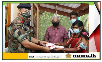 Troops with Southerner&#039;s Support Build New Homes for LTTE Woman Combatant &amp; Deserving Family in Jaffna