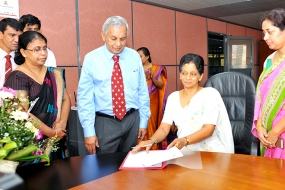 Indira, the first woman Chair of Lanka exports