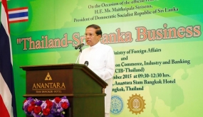 President calls for strengthening Thai-Sri Lanka investment and business ties