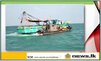 Navy takes hold of 02 more Indian fishing trawlers for poaching in Sri Lankan waters