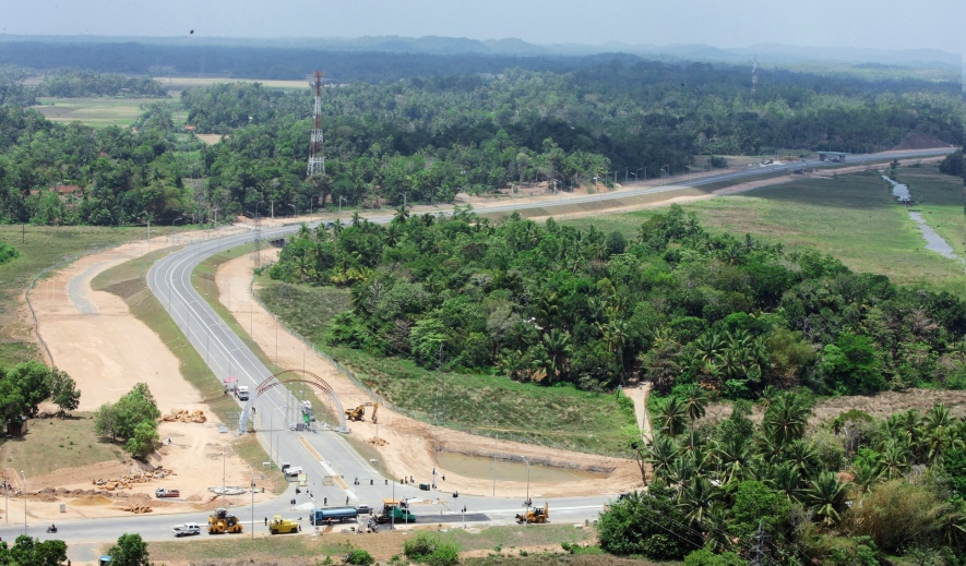President Rajapaksa declared open Expressway from Galle to Matara