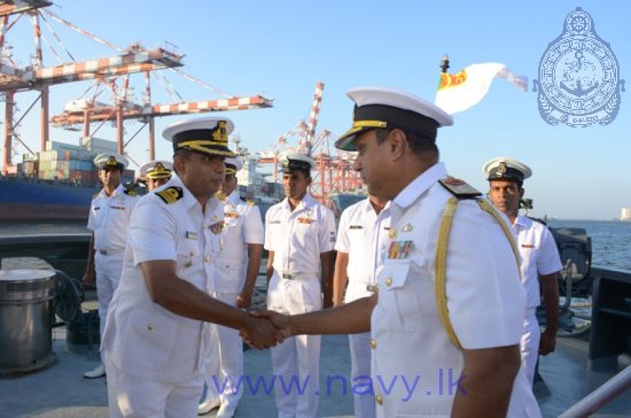 SLNS Samudura leaves to Pakistan for Naval Exercise &#039;Aman&#039;