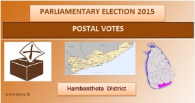 Postal Votes– Hambantota District