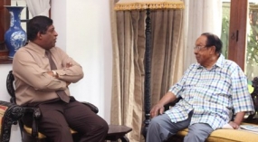 Ravi Karunanayake meets Former FM