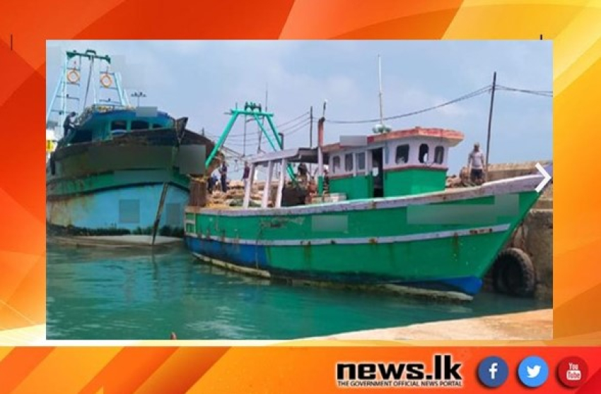 Navy seizes 02 poaching trawlers in Sri Lankan waters