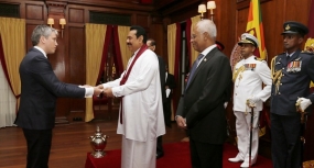 New Heads of Mission Present Credentials to President Rajapaksa