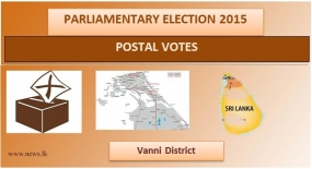 Postal Votes– Vanni District