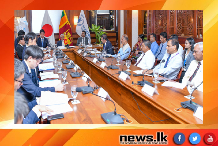 Japan hands over grant to Sri Lanka under United Nations World Food Program at the Presidential Secretariat