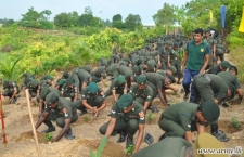 Army joins National Campaign and plants thousands of saplings