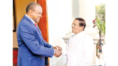 President Sirisena, Kenyan President to broaden ties