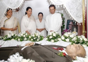 President pays his last respects to Eric Ramanayake