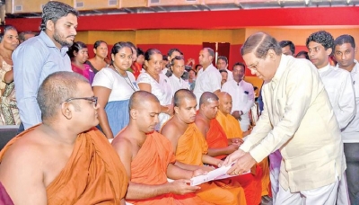 President participates special donation day at Polonnaruwa