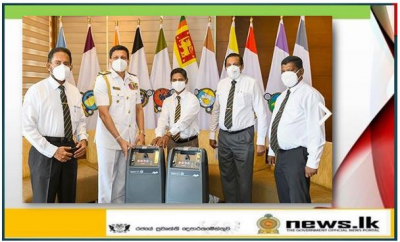 Navy General Hospital-Welisara receives oxygen concentrators
