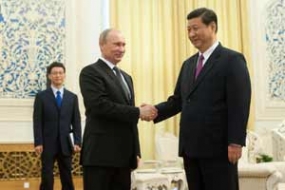 Putin Starts Marathon of Meetings at BRICS Summit