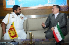 Iranian Ambassador calls on Navy Commander