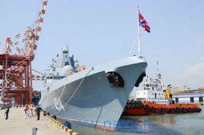 Russian naval ship &#039;Gorshkov’ arrives in Colombo