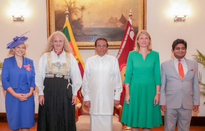 Three new envoys present credentials to President