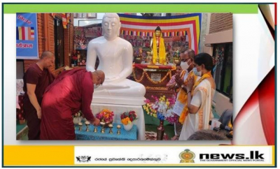 Embassy donates replica of Samadhi Buddha statue to new temple in Kathmandu