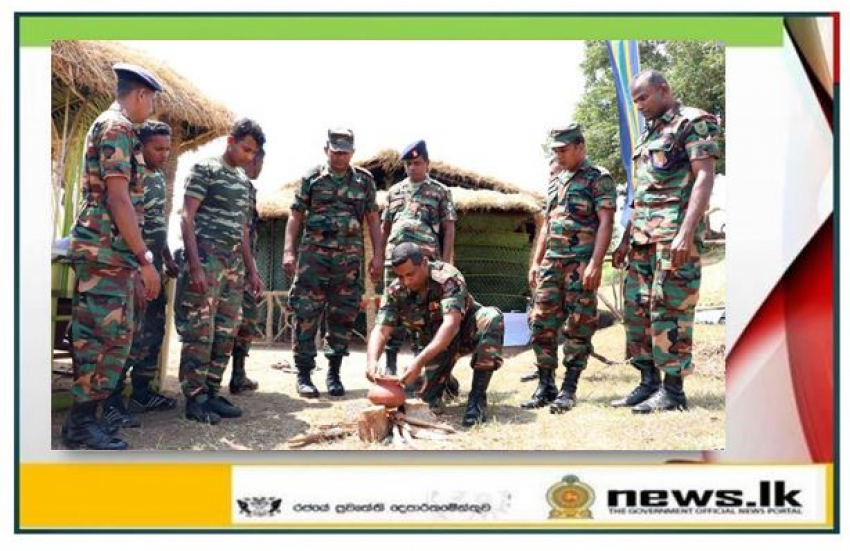    Ella-Kantale Troops Reap Their Paddy Harvest During Ceremony