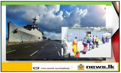 Indian Naval Ship Jalashwa repatriates nearly 700 stranded Indian Nationals from Sri Lanka