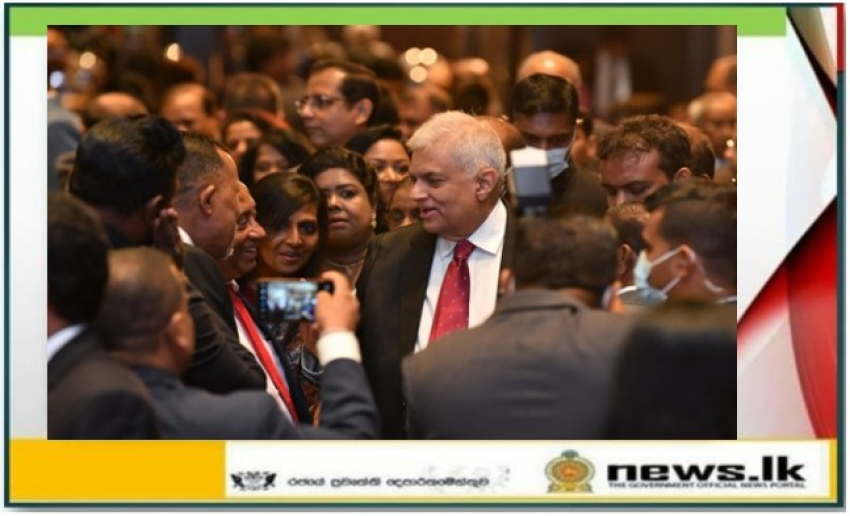 Felicitation ceremony organized by the learned community for President Ranil Wickremesinghe on his completion of 50 years at the Bar